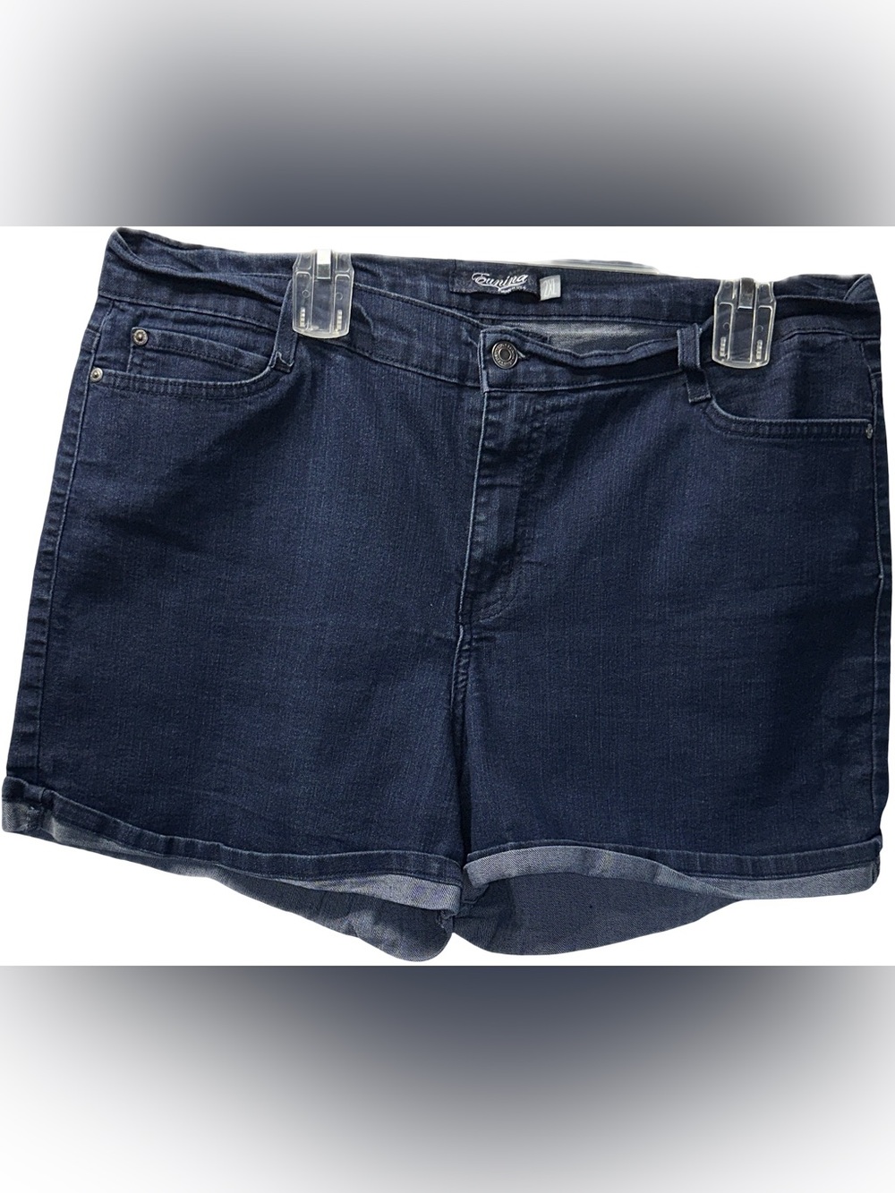 eunina Dark Indigo Denim Jean Shorts